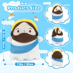Finebee Jesus Plush soft fabric emphasizes skin-friendly cuddle-worthy texture.