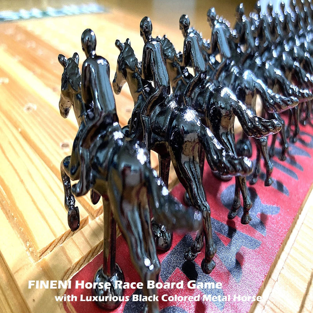 FINENI luxury card and dice set for horserace gameplay