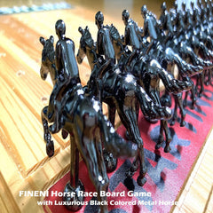 FINENI luxury card and dice set for horserace gameplay