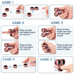 Finger Rock rotating ring features a durable casing for lasting Halloween fun.