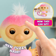 Fingerlings rattle accessory with Jas for engaging sensory feedback.
