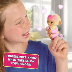 Fingerlings soft blankie with Jas adds comforting touch during play.