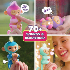 Fingerlings soft fur close-up highlights tempting petting and tactile sensing.