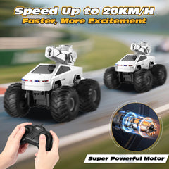 Fippy RC truck at the beach for sand and water play