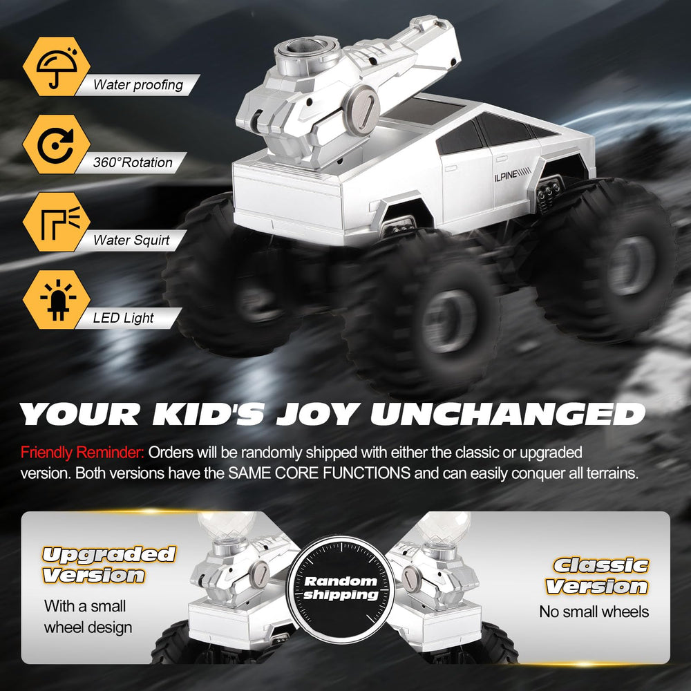 Fippy RC truck box and included tools for setup