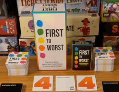 First to Worst 300 cards deck fuels endless topics and replay value.