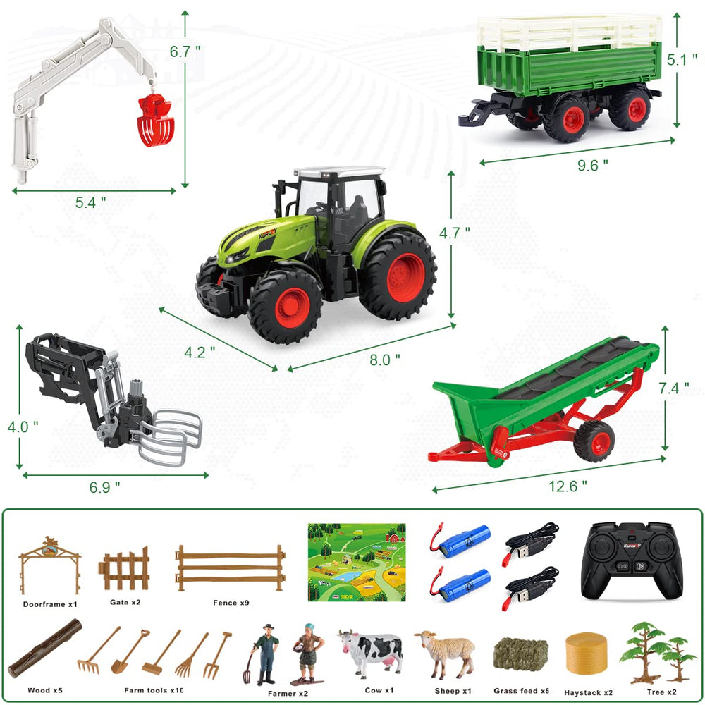 Fisca Kids farm fences and tools for safe pretend chores