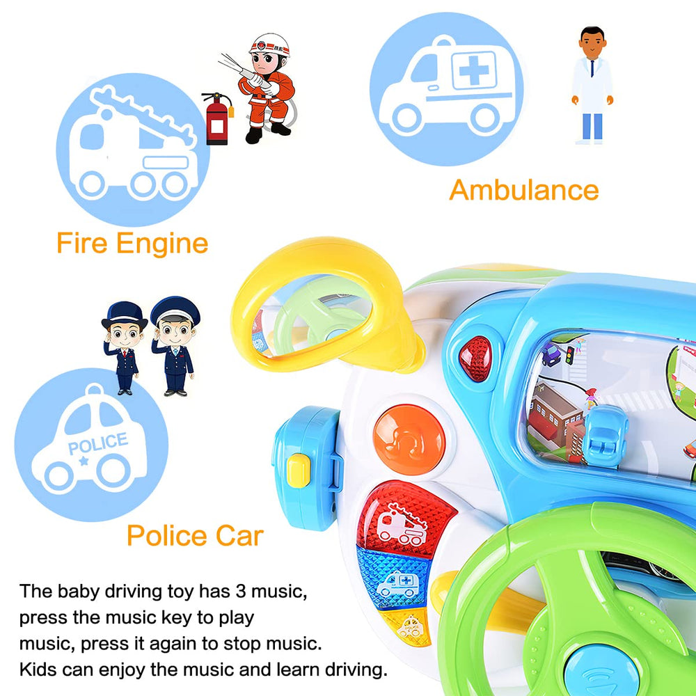 fisca toddler megaphone and horn feature encourages talking and honking in safe play