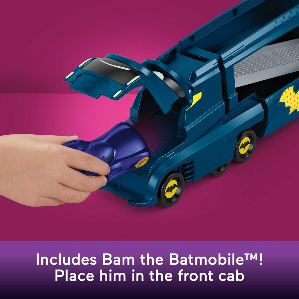 Bam racing into action from the cab.