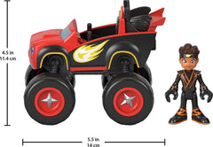 Fisher-Price Blaze and AJ in the driver’s seat for stealthy race play.