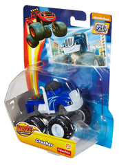 Fisher-Price Crusher Core action-ready design supports Blaze show-inspired stunts.