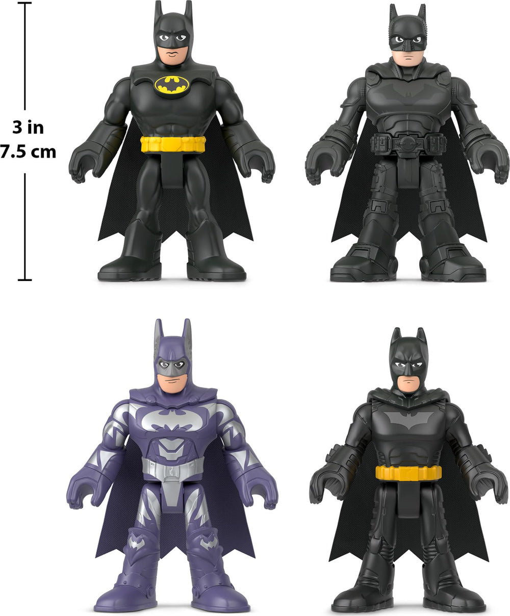 Fisher-Price Imaginext Batman collectible figures pack supports shared playtime.