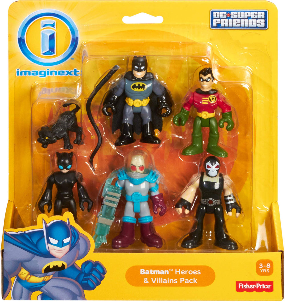 Fisher-Price Imaginext Brainiac figure unlocks sci-fi villain adventures