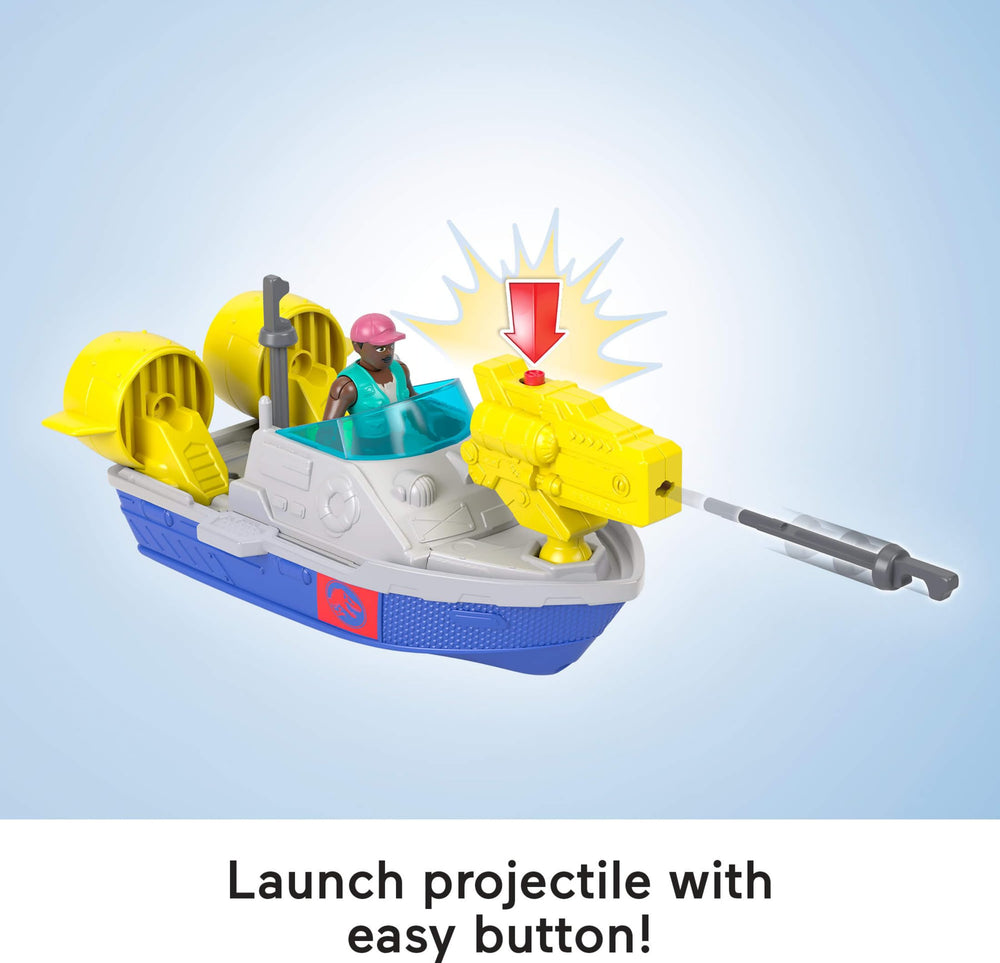 Fisher-Price Imaginext Aquachomp with real-feel fins and spine detail.