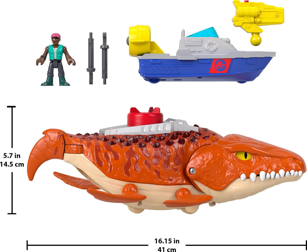 Fisher-Price Imaginext playset supports imaginative storytelling and role play.