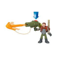 Fisher-Price Imaginext Jurassic World Compy dinosaur figure sparks imaginative tracking