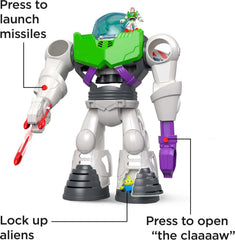 Projectiles launcher encourages precise aiming during pretend battles.