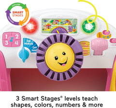 Fisher-Price Laugh & Learn Crawl Around Car ramp with balls supports motor play and grabbing skills