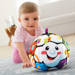 Fisher-Price Laugh & Learn Singin’ Soccer Ball teaches numbers and colors through fun phrases