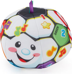 Fisher-Price Laugh & Learn Singin’ Soccer Ball soft plush toy for baby playtime