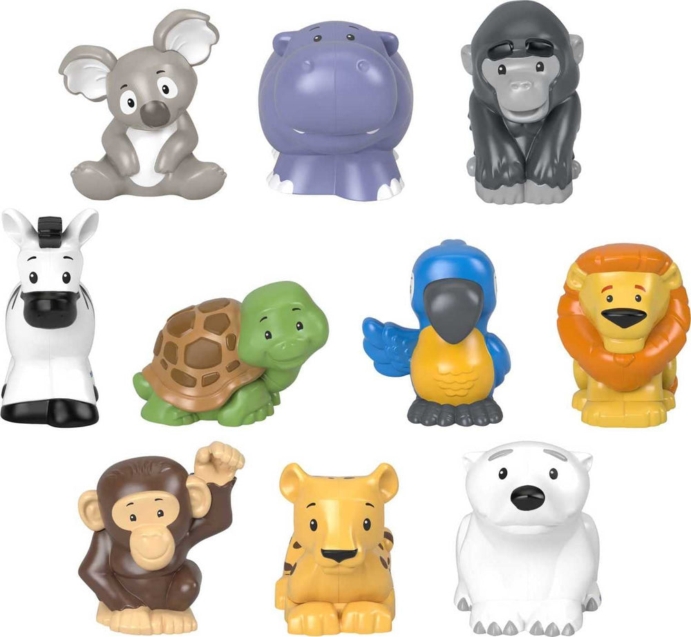 Fisher-Price Little People hippo figure for toddler imaginative play and motor skills.