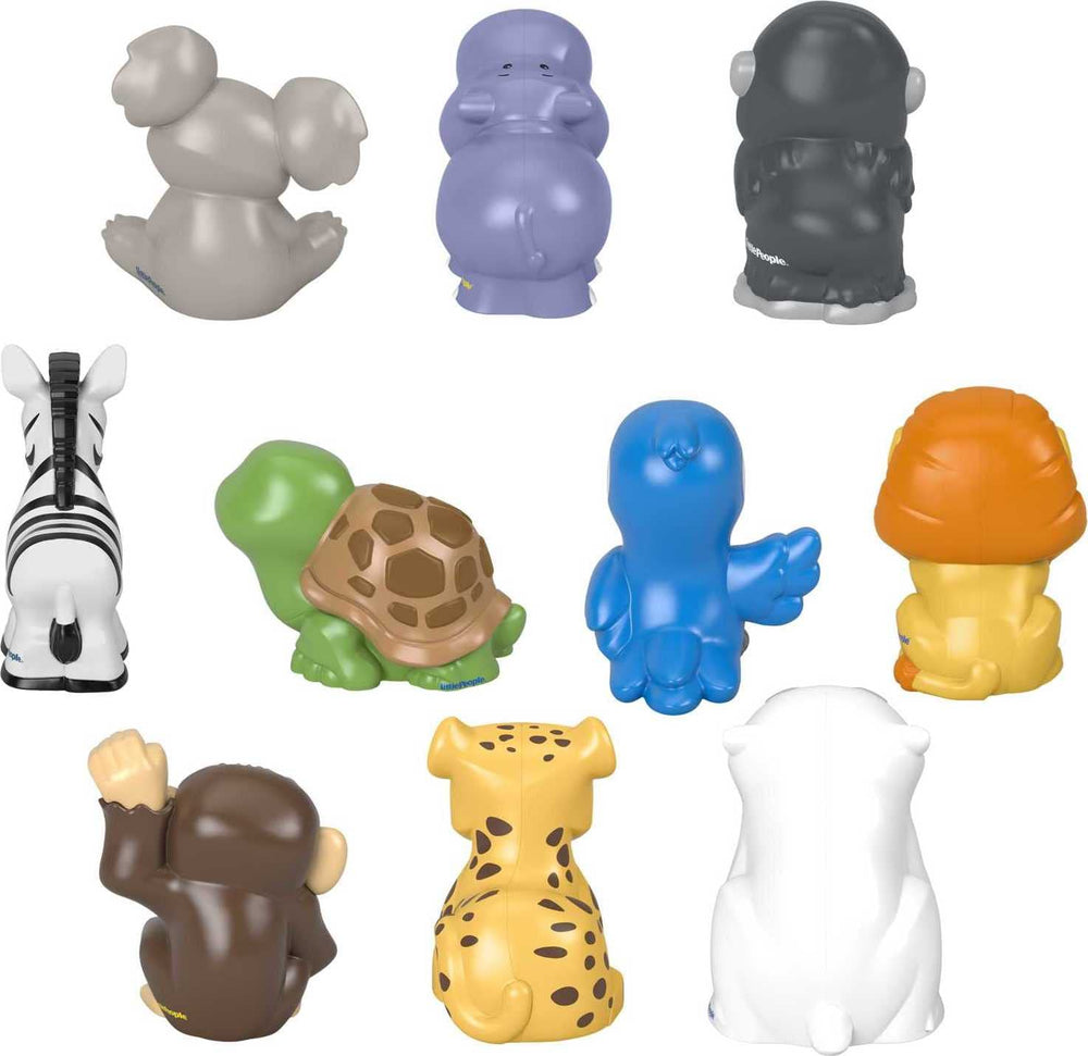 Fisher-Price Little People parrot figure for colorful, imaginative scenes.