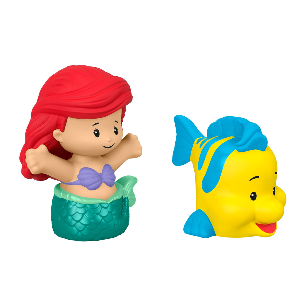Fisher-Price Little People Ariel and Flounder duo encourages creative play adventures.