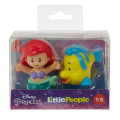 Fisher-Price Little People packaging featuring Ariel and Flounder ready to inspire play.