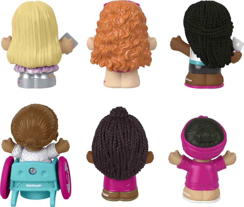 Fisher-Price Little People Barbie figure with friends fosters social play