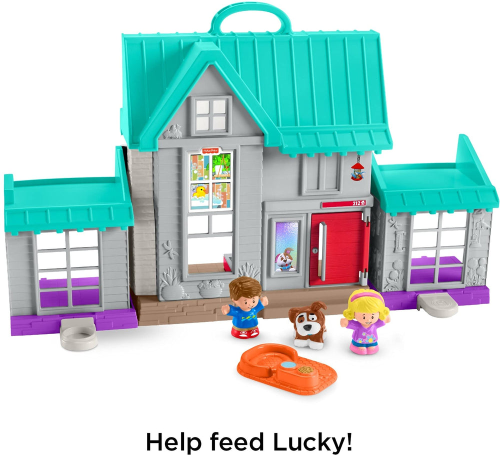 Fisher-Price Little People Big Helpers Home playset four accessories for storytelling.