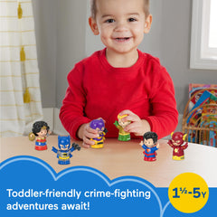 Fisher-Price Little People Superman figure sparks storytelling and fine motor practice