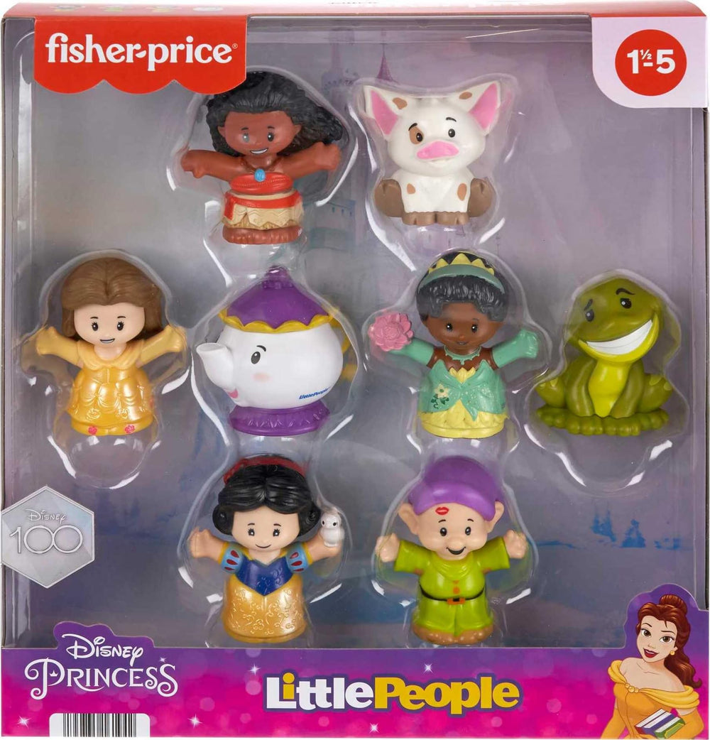 Fisher-Price Little People figures support fine motor and social pretend play