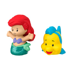 Fisher-Price Little People Flounder figure designed for tiny hands to grasp easily.