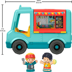 Fisher-Price Little People food truck encourages imaginative play and motor skills.