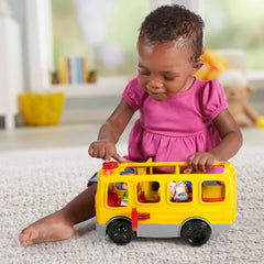 Fisher-Price Little People Sit with Me School Bus opening door for storytelling