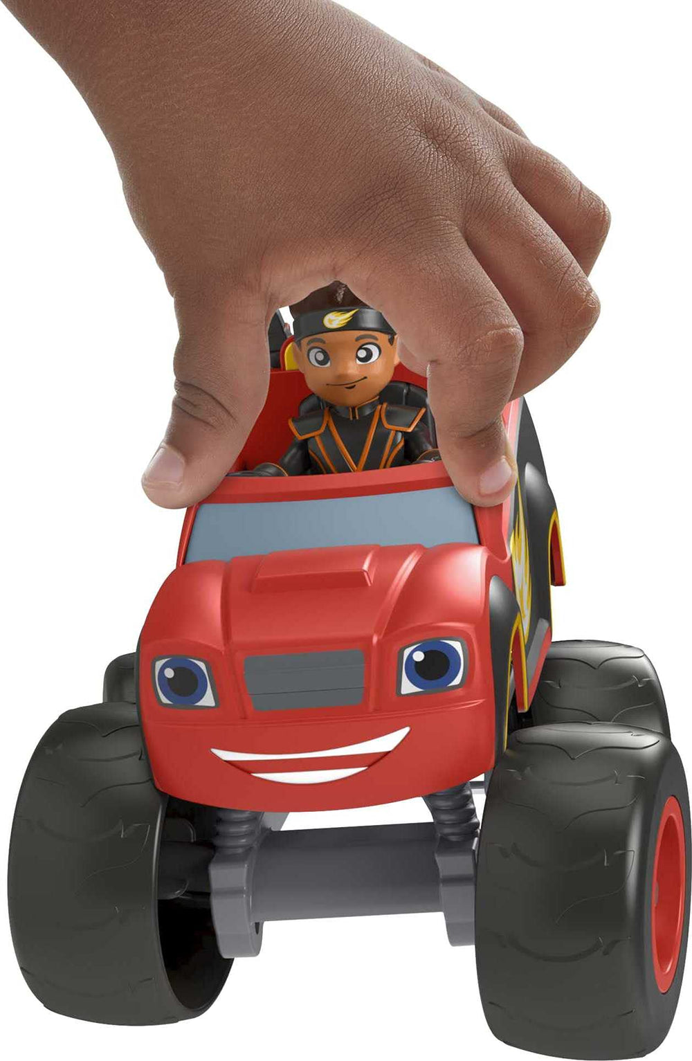 Fisher-Price ninja duo ready for stealthy Axle City racing adventures.