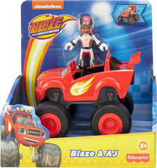 Fisher-Price preschool toy encourages curious hands-on exploration with Blaze.