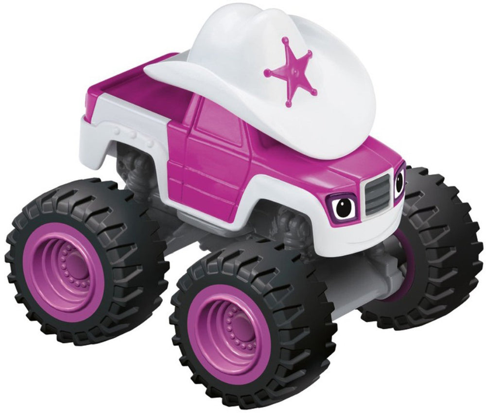 Fisher-Price Starla die-cast truck captures Blaze show excitement for playtime.