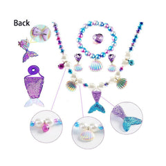 Fishkidtail princess hairbrush with accessories, helps complete the royal styling