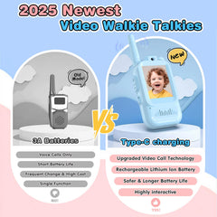 FISHOAKY walkie talkie camera for kids captures clear visuals on the go.
