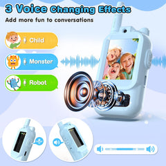 FISHOAKY voice changer feature walkie talkie adds playful effects.
