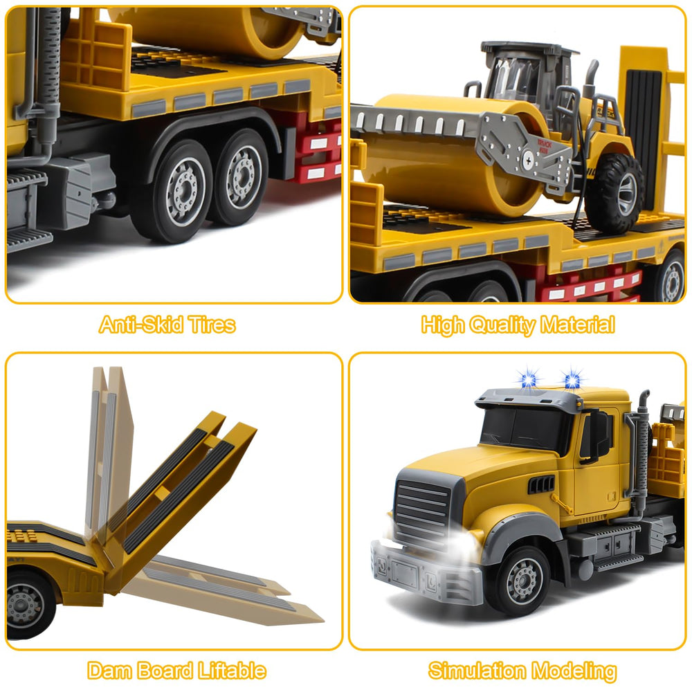 Fistone RC truck measures 27 inches for authentic scale feel.