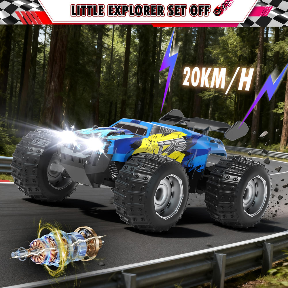 Fitrobust 2.4GHz controller for interference-free multiplayer racing.