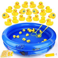 FIVEDAOGANG duck matching game with 20 numbered ducks for memory play.