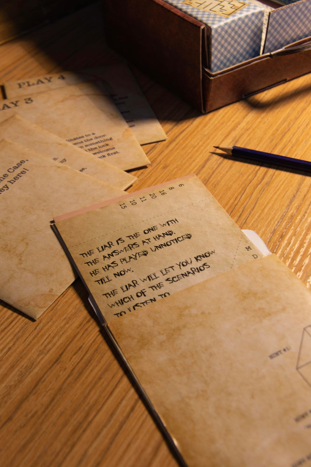 Solo detective mode with Solve The Case for independent puzzle solving on the go