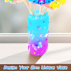 FJBICODA poke art vase centerpiece enhances room decor