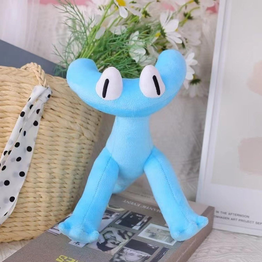 FJFFJF rainbow plush easy to clean and machine washable.