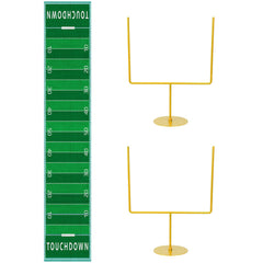 Fjoron football table runner adds vivid field ambiance to party tables.