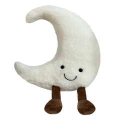 FJQZHA New Moon Sunshine plush face design for cozy cuddle moments