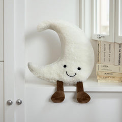 FJQZHA twelve-inch moon sun plush ideal for bedtime snuggles